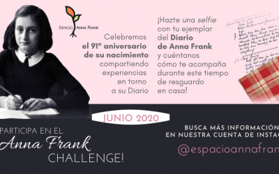 EAF conmemorará el 91° cumpleaños de Anna Frank con una iniciativa fuera de serie