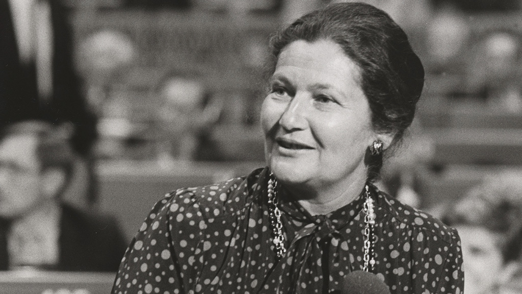 Homenaje a Simone Veil, primera presidenta del Parlamento Europeo