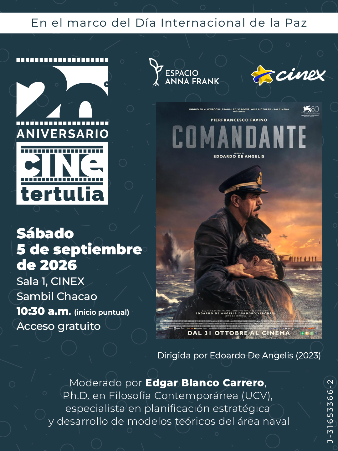 cinetertulia septiembre 2026